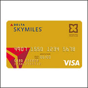 デルタ　スカイマイル　SuMi TRUST VISA ゴールドカード